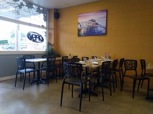 Some of the nice indoor seating at Italia Pizza & Pasta in Currimundi