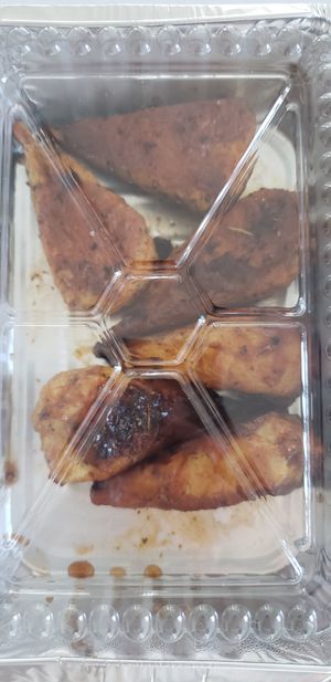 Hot Buffalo vegan wings at Troy's Italian Kitchen in Arlington