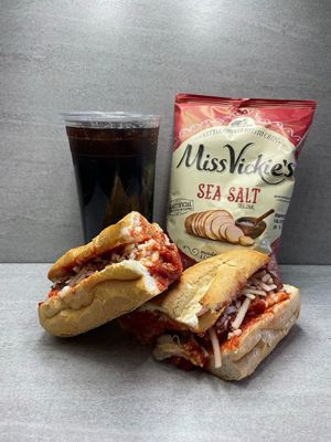 Vegan Meatball Sandwich at Troy's Italian Kitchen in Arlington