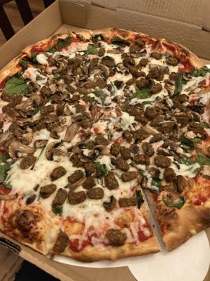 Mushroom spinach and sausage   at Troy's Italian Kitchen in Arlington