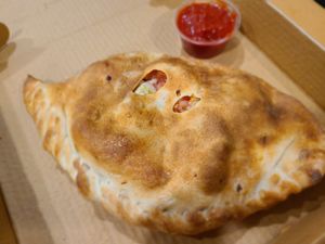 Calzone at Troy's Italian Kitchen in Arlington