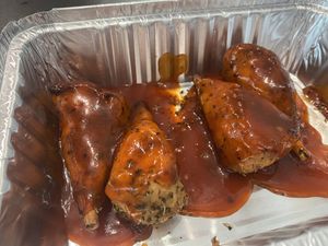 Gochujang vegan wings were killer!!!  at Troy's Italian Kitchen in Arlington