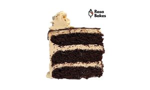 Vegan Chocolate Peanut Butter Cake at Troy's Italian Kitchen in Arlington