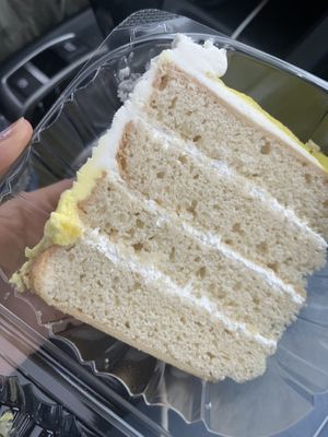 Lemon slice 🍋🍰  at Troy's Italian Kitchen in Arlington