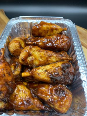 BBQ vegan wings at Troy's Italian Kitchen in Arlington