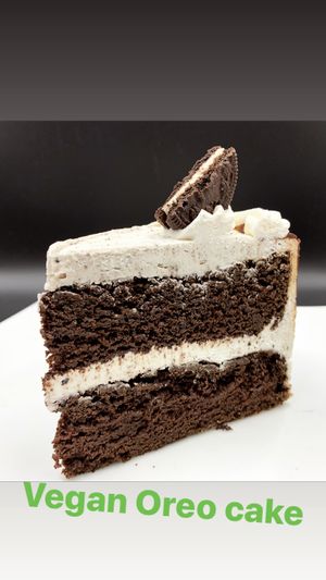 Vegan Oreo cake  at Troy's Italian Kitchen in Arlington