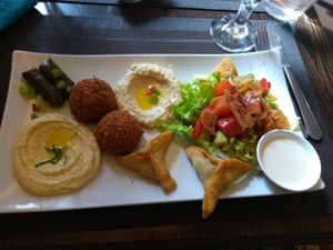 Assiette decouverte(vegan) 12,50 euros. at Chez Bacchus in Lille