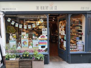 Front of store at The Healthy Life Company in Devizes