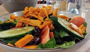 Pumpkin salad at La Porchetta in Rowville