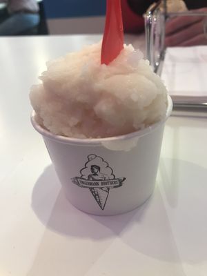 Lemon lime bitters sorbet  at Ungermann Brothers in Ipswich