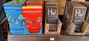 England meets America in a mudra at Earth Natural Foods in North West London