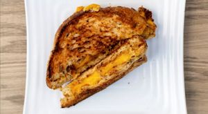 Vegan grilled cheese with Tempeh Bac'N  at Go Vegan San Antonio in San Antonio