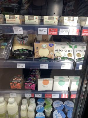 Vegan cheesee  at Nourish - Wicklow St in Dublin