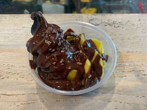 Chocolate and 🥭 mango  at Sweet Soul in Tampa
