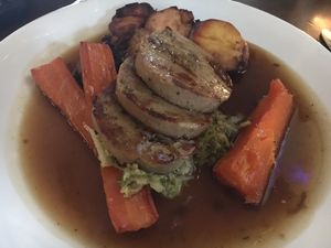 Stuffed seitan roll  at The Birds in East London