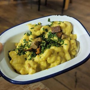 Truffle mac and cheese at The Birds in East London