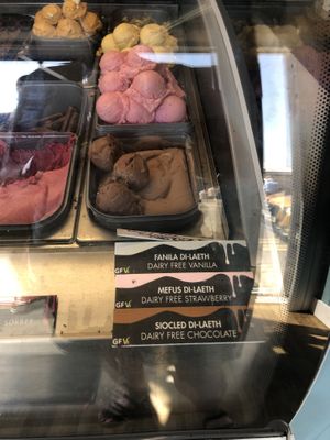 Three options! Plus a sorbet    at Cadwaladers in Cardiff