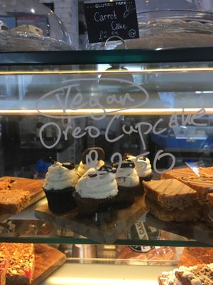 Vegan Oreo cupcake  at Cadwaladers in Cardiff