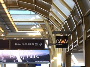 Near Gate 16 in Terminal 2 at DCA - CAVA - TB in Arlington