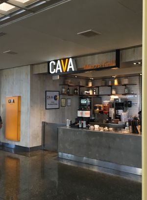 Healthy options in the airport!!!  at DCA - CAVA - TB in Arlington