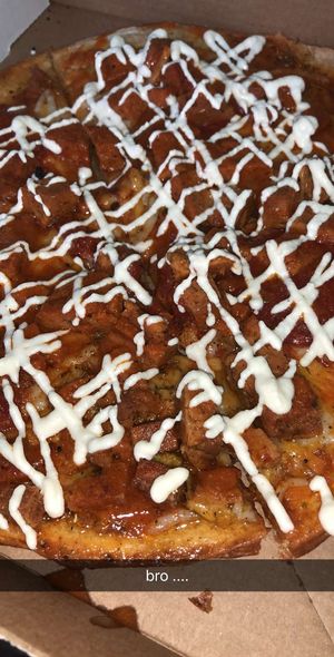 Buffalo Chik’n Pizza at Alternative Plate - Food Truck in Long Branch