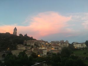 View at Brasserie l'Ecole in Olargues