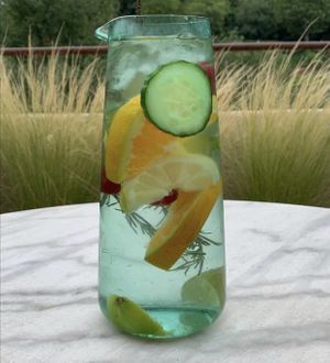 Water  at Brasserie l'Ecole in Olargues