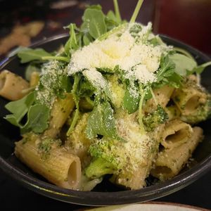 Creamy pesto  at The Moon in Northbridge