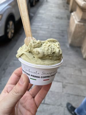 Pistachio  at Gelateria Ara Macao in Albisola Superiore