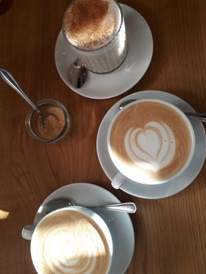 Latte Macchiato at Cafe Hilda in Kiel