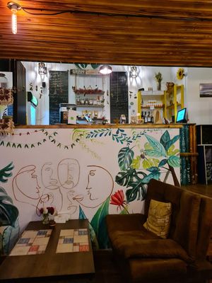 Interior at Mama Terra Veggie Corner in Tbilisi