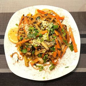 Vegan Pad Thai  at Mama Terra Veggie Corner in Tbilisi