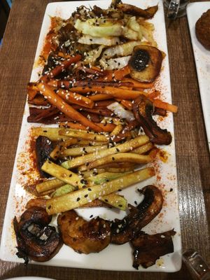 Korean bibibamp at Mama Terra Veggie Corner in Tbilisi