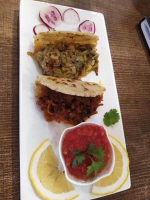 Burritos at Mama Terra Veggie Corner in Tbilisi