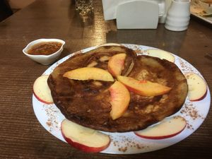 Pancake at Mama Terra Veggie Corner in Tbilisi