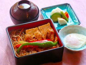 Vegan　SUKIYAKI  at Kawagoe Kou Sushi in Kawagoe