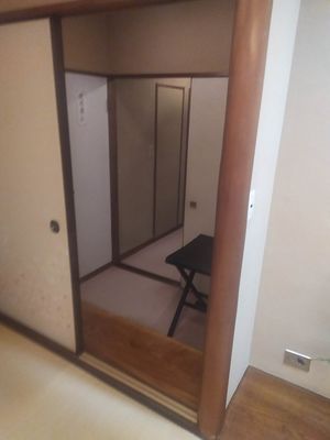 the corridor at Kawagoe Kou Sushi in Kawagoe