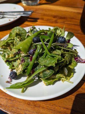 Mean green salad at Harvest Pizzeria in Bexley
