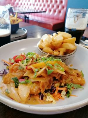 Bang bang vegan halloumi at The White Horse in Saintfield