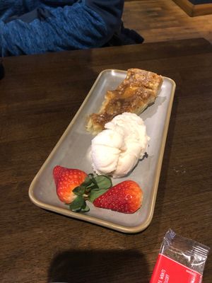 Apple caramel pie   at The White Horse in Saintfield