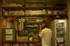 Interior at Bob's Juice Bar in Paris