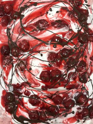  Coconut with cherry at Meine Kleine Eiszeit in Berlin