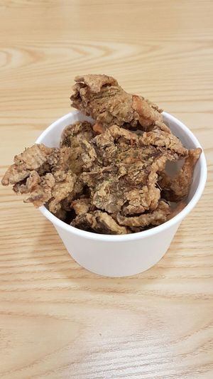 Fried abalone mushroom at Noodle Face - City Square in Johor Bahru