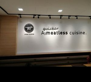 Signage at Noodle Face - City Square in Johor Bahru