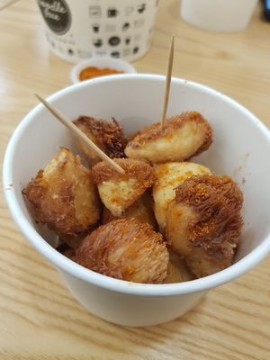 Crispy lion mane mushroom at Noodle Face - City Square in Johor Bahru