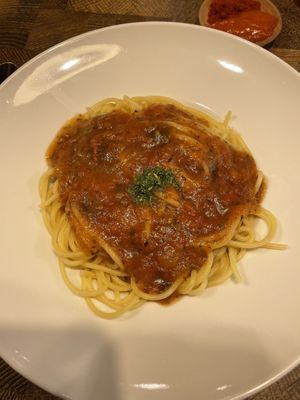Spaghettis  at Rumah Juliet in Jakarta