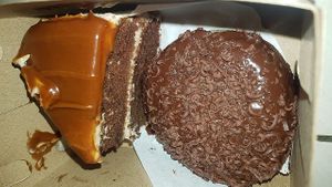 Ganache Donut & Moca Caramel Cake at Rumah Juliet in Jakarta
