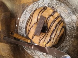 Tiramisu donut at Rumah Juliet in Jakarta