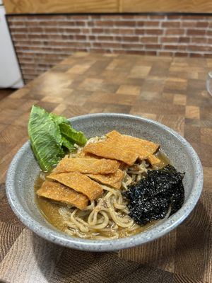 Vegan ramen  at Rumah Juliet in Jakarta