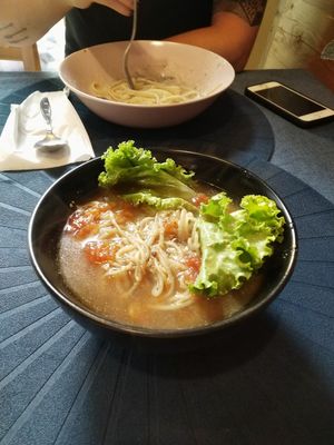 Ramen w/ homemade noodles at Rumah Juliet in Jakarta